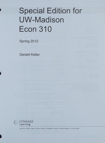 Special Edition for Uw-Madison Econ 310