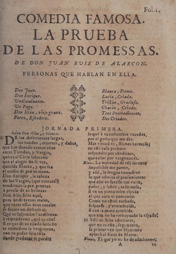 La prueba de las promessas