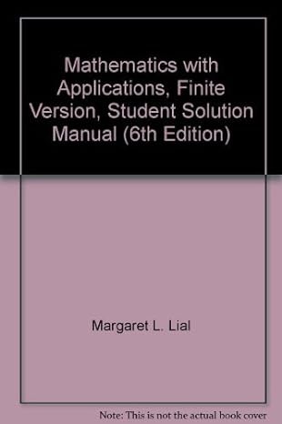 Student Solution Manual