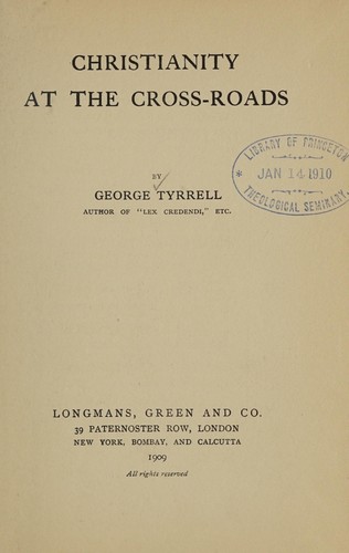 Christianity at the cross-roads