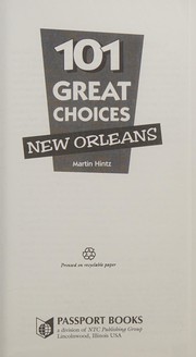 101 great choices--New Orleans