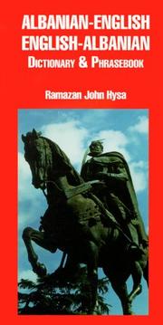 Albanian-English/English-Albanian Dictionary and Phrasebook (Dictionary and Phrasebooks)