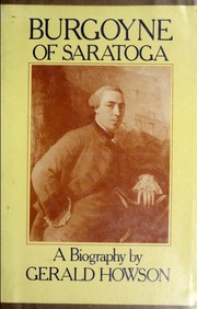 Burgoyne of Saratoga
