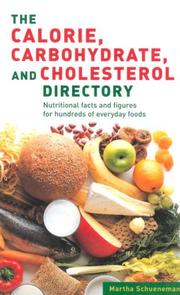 Calorie Carbohydrate Cholesterol Directory