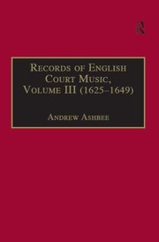 Records of English Court Music
