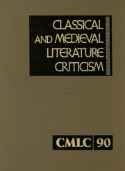 Classical & Medieval Literature Criticism (Classical and Medieval Literature Criticism)