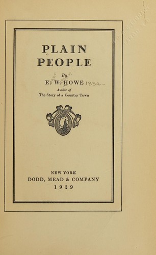 Plain people
