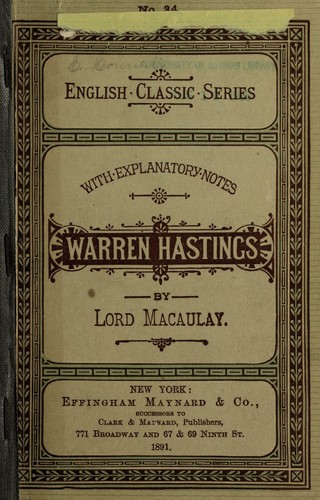 Warren Hastings