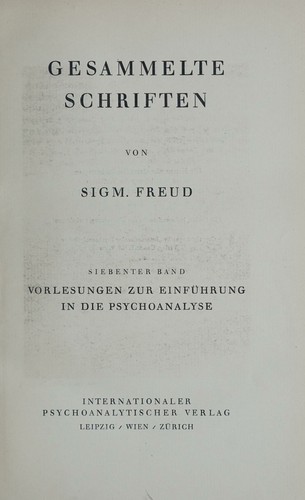 Gesammelte Schriften