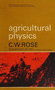 Agricultural physics