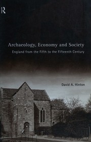 Archaeology, economy and society