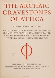Archaic Gravestones of Attica