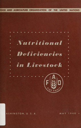 Nutritional deficiencies in livestock