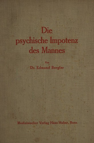 Die psychische impotenz des mannes
