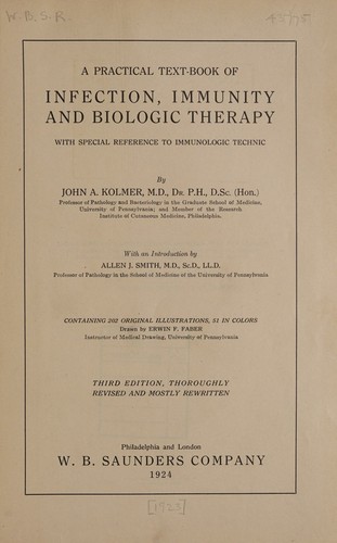A practical text-book of infection, immunity and biologic therapy