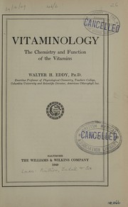 Vitaminology, the chemistry and function of the vitamins
