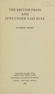 The British press and Jews under Nazi rule
