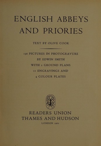 English abbeys and priories