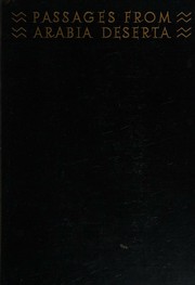 PASSAGES FROM ARABIA DESERTA CHARLES M. DOUGHTY