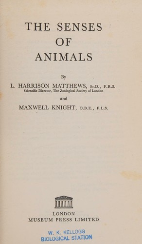 The Senses of Animals;