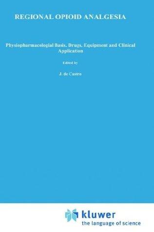 Regional opioid analgesia