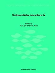 Sediment/water interactions