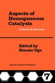 Aspects of Homogeneous Catalysis