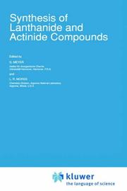 Synthesis of lanthanide and actinide compounds