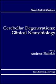 Cerebellar degenerations