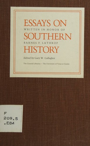 Essays on southern history