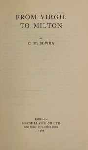 From Virgil to Milton