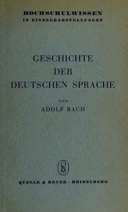 Geschichte der deutschen Sprache