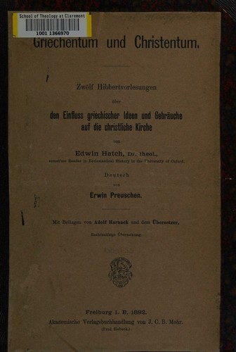 Griechentum und Christentum