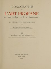 Iconographie de l'art profane au Moyen-Age et à la Renaissance