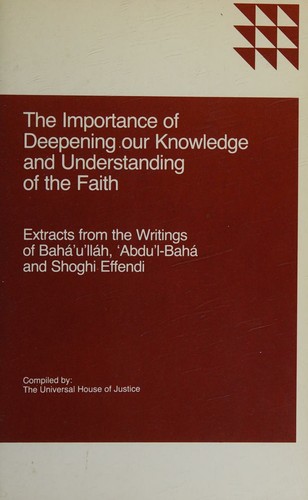 The Importance of Deepening Our Knowledge and Understanding of the Faith
