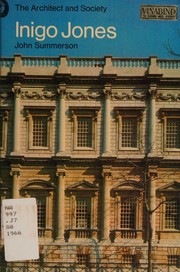 Inigo Jones The Architect and Society