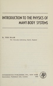 Introduction to the physics of many-body systems