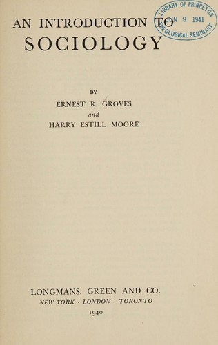 An introduction to sociology