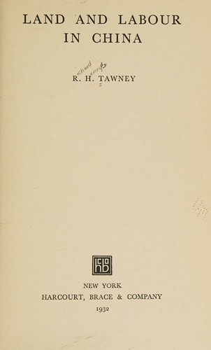 Land and labor in China