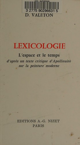Lexicologie