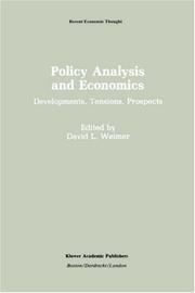 Policy analysis and economics