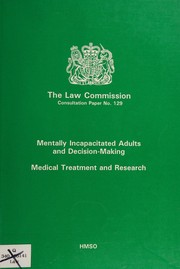 Mentally incapacitated adults and decision-making