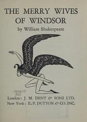 The merry wives of Windsor (The Yale Shakespeare)