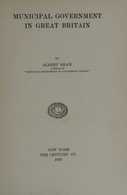 Municipal government in Great Britain