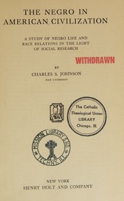 The Negro in American Civilization