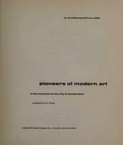 Pioneers of modern art in the museum of the city of Amsterdam