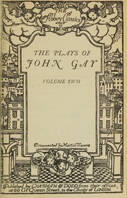 The plays of John Gay