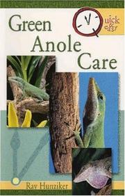 Quick & Easy Green Anole Care (Quick & Easy)