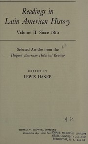 Readings in Latin American History Volume II Since 1810