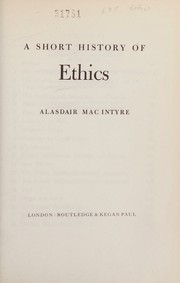 Short History of Ethics